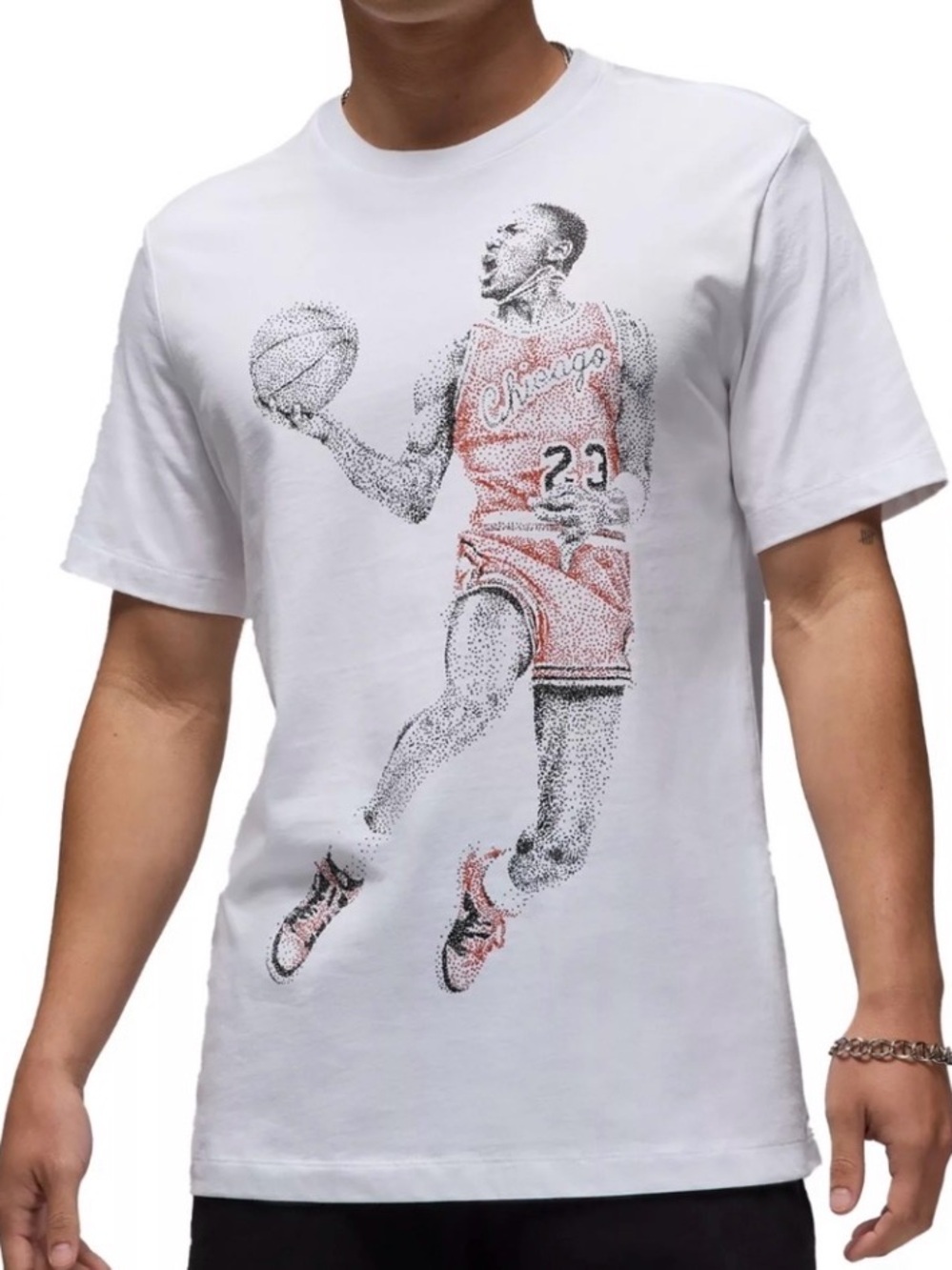 Men's Jordan Michael Jordan Jumpman Dot Graphic Short
Sleeve T-Shirt Size Medium